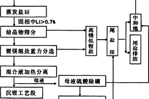 基于鎂鋰硫酸鹽晶體形態(tài)及密度和溶解度差異的鎂鋰分離工藝