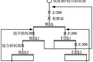 組合抑制劑強(qiáng)化微細(xì)粒銅鉛混合精礦浮選分離的方法