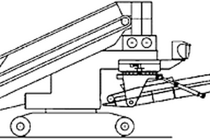 設置于滾筒洗礦機出料端和礦料輸送帶之間的布料機