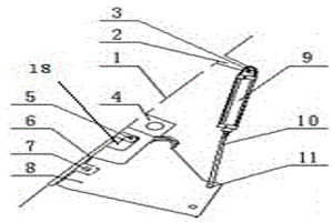 開(kāi)啟鎖止式焙燒機(jī)風(fēng)箱風(fēng)門