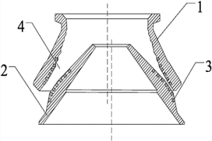 陶瓷復(fù)合圓錐破碎機(jī)襯板及其制備方法