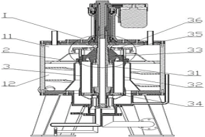 便于調整重相流通縫大小的離心萃取機