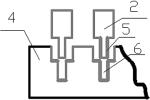 可更換絕緣支撐臺(tái)的陰陽(yáng)極板復(fù)合絕緣臺(tái)