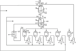 用于陽離子交換樹脂生產(chǎn)的工藝裝置