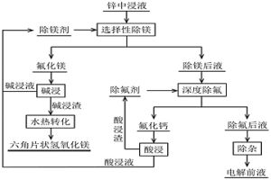 從硫酸溶液中去除鎂、氟離子的方法