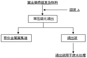 將富含單質(zhì)硫的復(fù)雜物料中硫砷脫除的方法