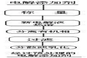 濕法冶金電解添加劑的預(yù)處理方法及裝置