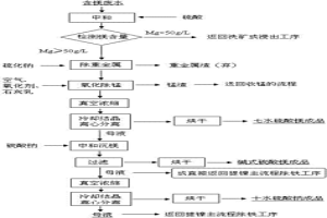 紅土鎳礦濕法冶煉廢水的綜合處理方法