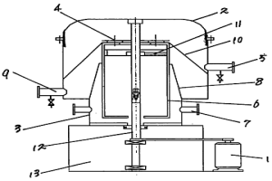 用于化工操作的下傳動式離心萃取器