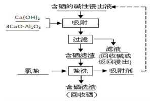 分離堿性浸出液中硒的方法