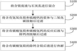 處理含鎂廢液的方法