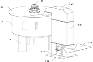 用于濕法生產(chǎn)柱狀增碳劑的混料倉(cāng)