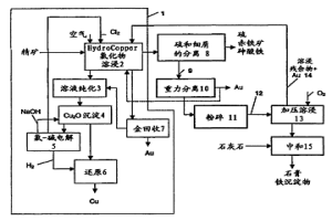 從硫化物精礦中回收金的方法