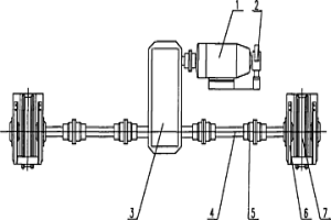 冶金橋式起重機(jī)小車運(yùn)行機(jī)構(gòu)傳動(dòng)系統(tǒng)