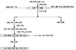 冶金行業(yè)高硫廢水的處理工藝