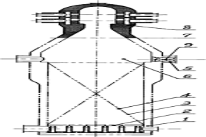 由水平套筒燃燒改為垂直頂燃的熱風(fēng)爐