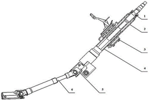 汽車轉(zhuǎn)向柱管總成及其調(diào)節(jié)方法