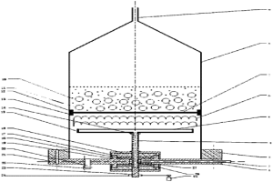 氣體旋轉(zhuǎn)脈動(dòng)分布的氣固相反應(yīng)裝置