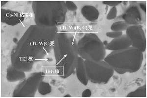 核殼結(jié)構(gòu)TiB<Sub>2</Sub>基金屬陶瓷及其制備方法