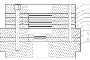 雙聯(lián)輪齒類粉末冶金零件表面擠壓致密化模具