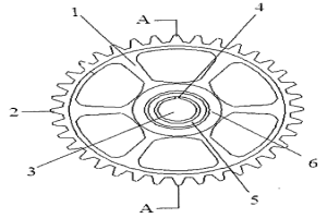 粉末冶金發(fā)動(dòng)機(jī)凸輪軸皮帶輪