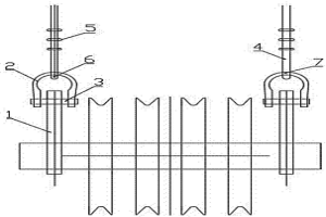 抓斗式起重機(jī)抓斗與鋼絲繩連接的過(guò)渡裝置