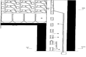 超前采礦工作面巷內(nèi)澆筑間隔式混凝土墻沿空留巷的方法