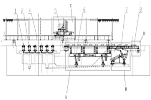 液壓拉鋼機(jī)和矩形鑄坯連鑄機(jī)冷送下線出坯系統(tǒng)及其方法