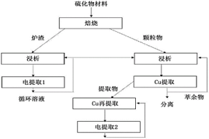 用于加工硫化銅和硫化鎳材料的方法