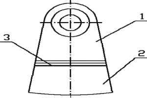 錘式破碎機(jī)用三金屬破碎錘及其制備方法