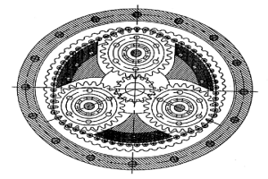 漸開線擺線滾子鏈行星諧波復(fù)合減速傳動(dòng)機(jī)構(gòu)