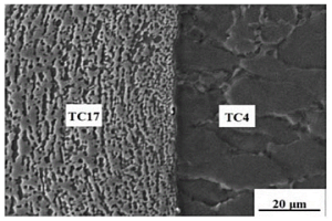 表面自納米化TC17合金與TC4合金的固態(tài)連接方法