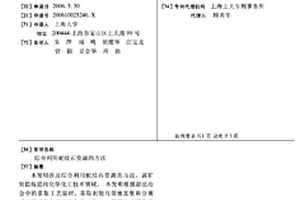 綜合利用蛇紋石資源的方法