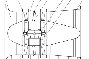 電機(jī)側(cè)向外置式一拖二對(duì)旋軸流通風(fēng)機(jī)