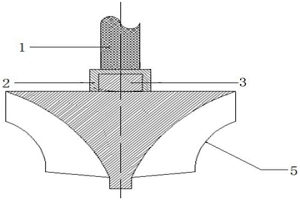 鈦鋁合金渦輪與鋼軸的復(fù)合連接方法