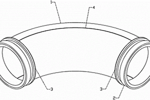 兩分單層式耐磨抗沖擊彎管
