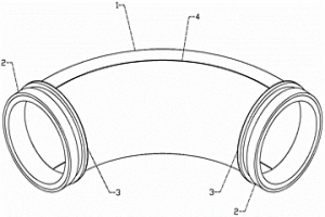 兩分雙層式耐磨抗沖擊彎管
