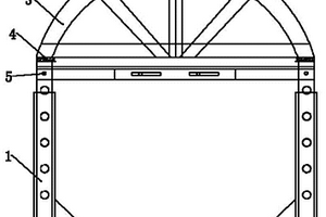 可調(diào)節(jié)的煙道拱胎支撐架