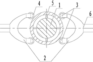 用于旋轉(zhuǎn)脫硫噴槍的支撐穩(wěn)定結(jié)構(gòu)