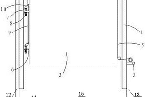 新型具有循環(huán)水冷降溫功能的加熱爐爐門(mén)門(mén)框結(jié)構(gòu)