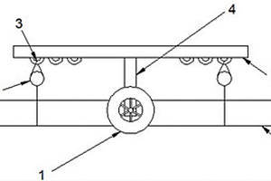 簡易室內(nèi)管道搬運安裝小車