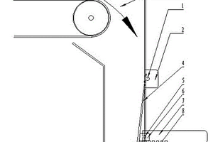 皮帶機溜槽口下料位置調節(jié)裝置