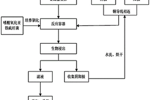 利用石墨烯修飾的碳棒電極體系提高微生物浸出廢舊線路板中金屬銅的方法