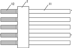 鑲嵌復(fù)合金屬結(jié)構(gòu)極耳單體及排式極耳