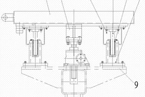 鈍化機用導(dǎo)柱式料盤升降機構(gòu)