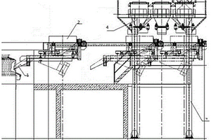 小車可移動(dòng)式精煉爐多料倉合金料自動(dòng)稱重加料裝置