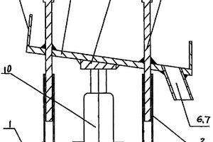 立式反應(yīng)釜卸底部固體殘?jiān)难b置