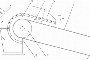 節(jié)能環(huán)保型密封式皮帶機下料頭罩