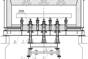 設(shè)有緊湊型步進(jìn)機械結(jié)構(gòu)的加熱爐