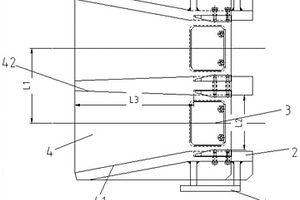 短應力線軋機雙進口滑動導衛(wèi)